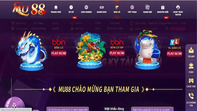 Mu88 là nhà cái uy tín